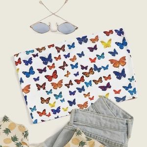 Butterfly print tube top